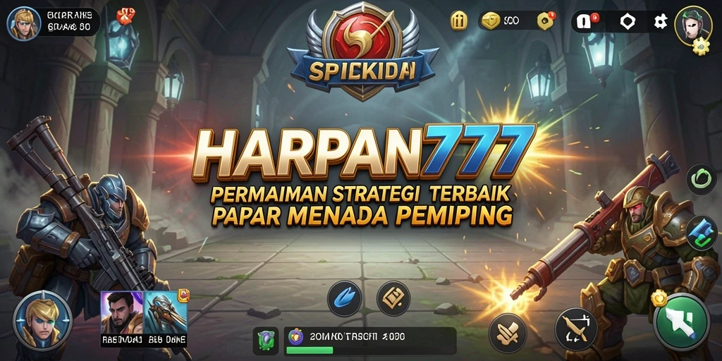 Tampilan gameplay HARAPAN777 dengan aksi pertempuran yang seru.