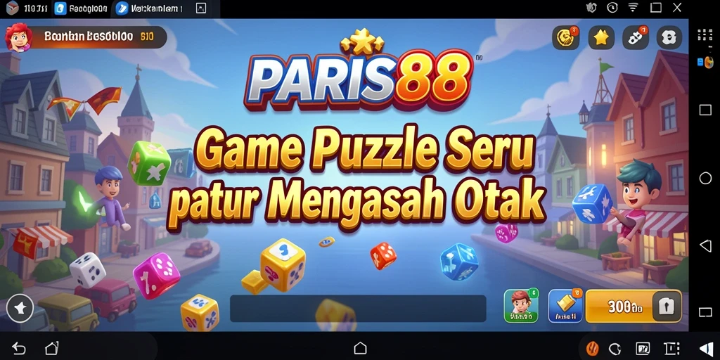 Tampilan gameplay PARIS88 yang menarik dengan puzzle menantang.